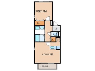 メノマ－レの物件間取画像